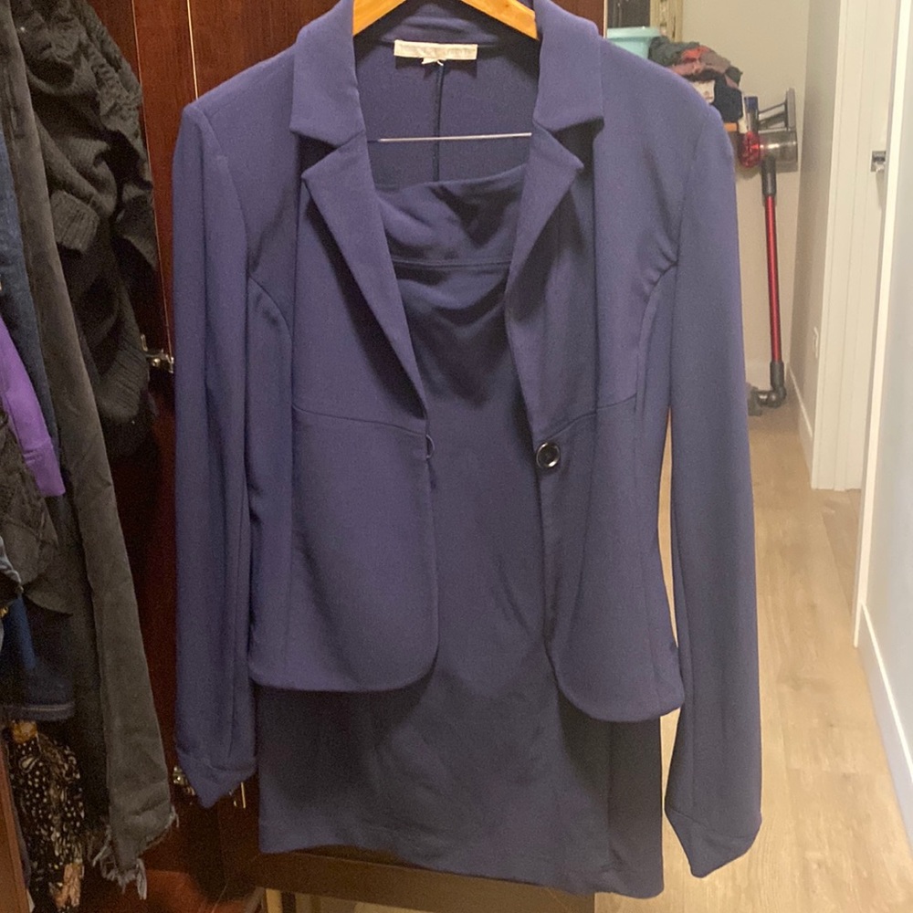 Blazer and midi skirt two pieces